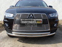 Решетка радиатора нижняя 12 мм Mitsubishi Outlander XL 2010